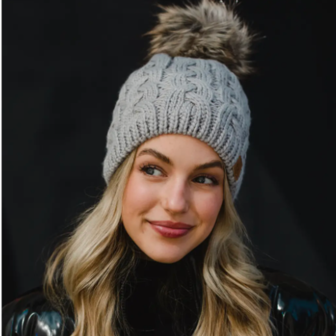 Winter Pom Hats