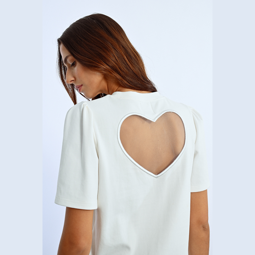 Heartless Open Back Tee