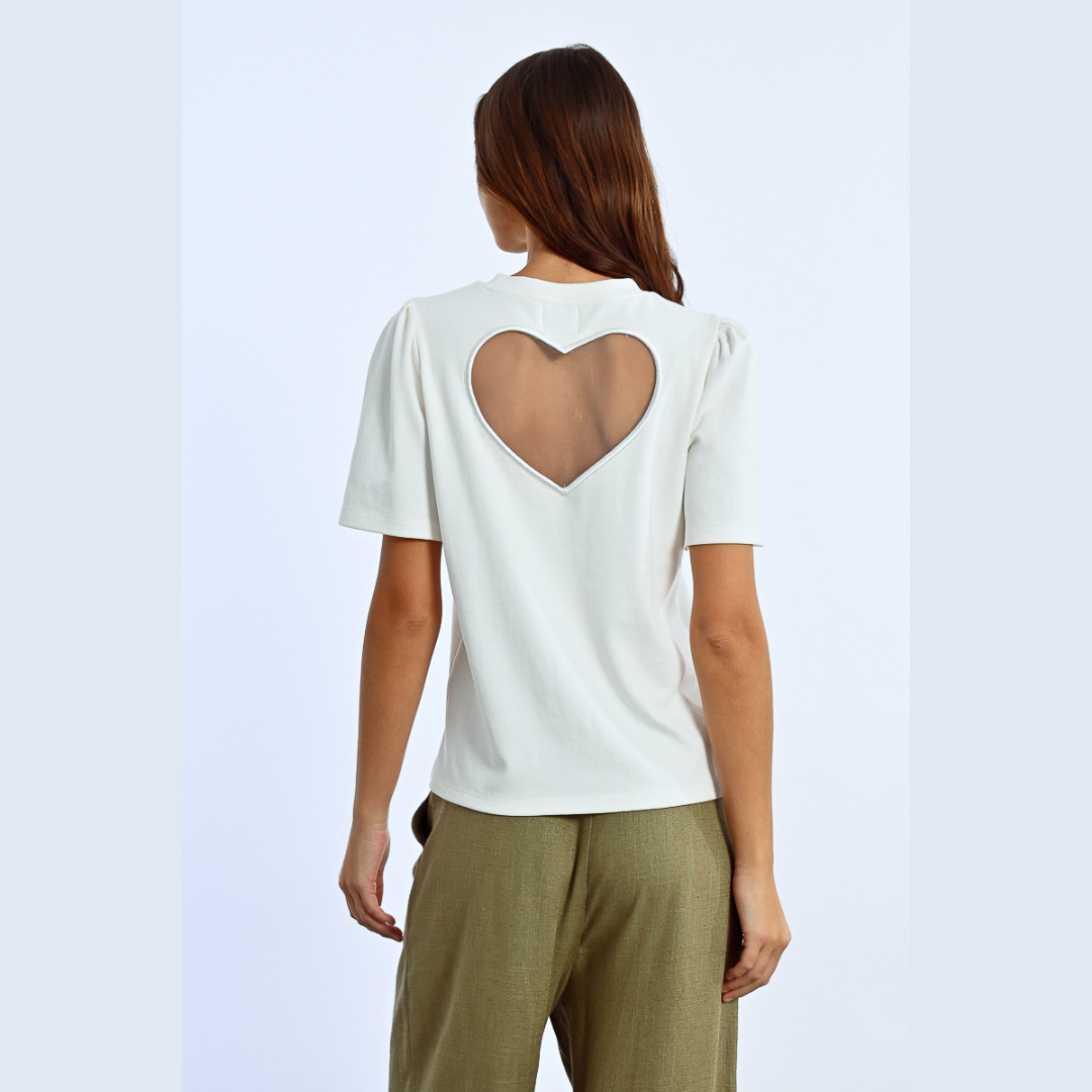 Heartless Open Back Tee