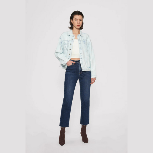 Linda High Rise Slim Straight High Stretch Denim