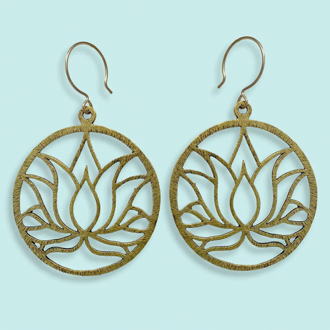 Lotus Earrings