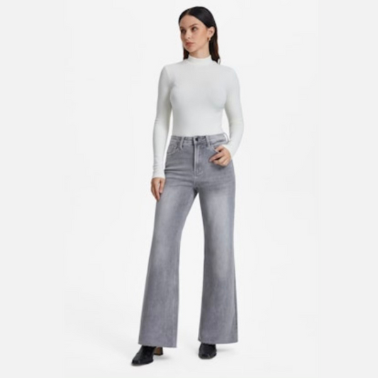 The Lyssa High Rise Wide Leg Comfort Denim