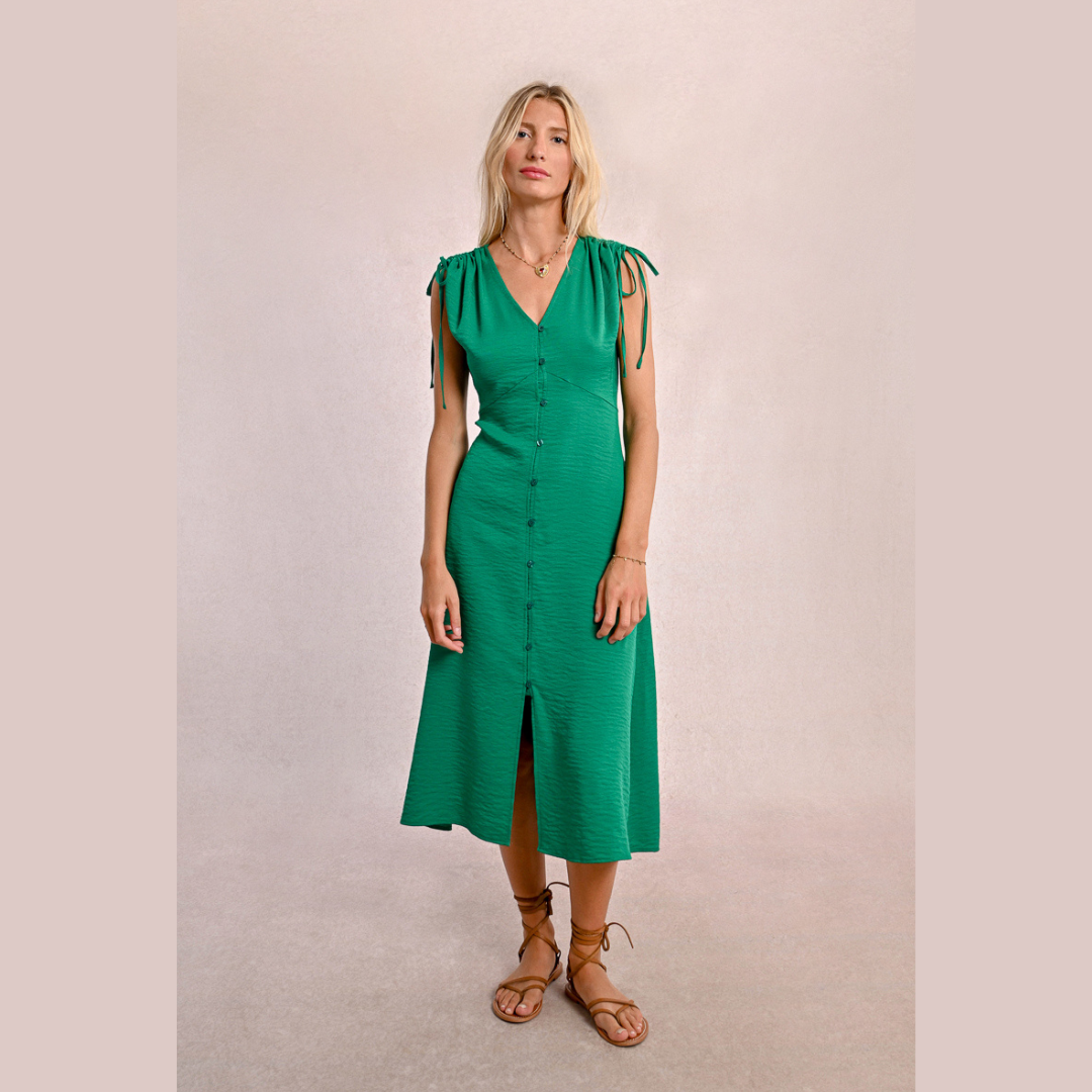 The Emerald Spring Dress