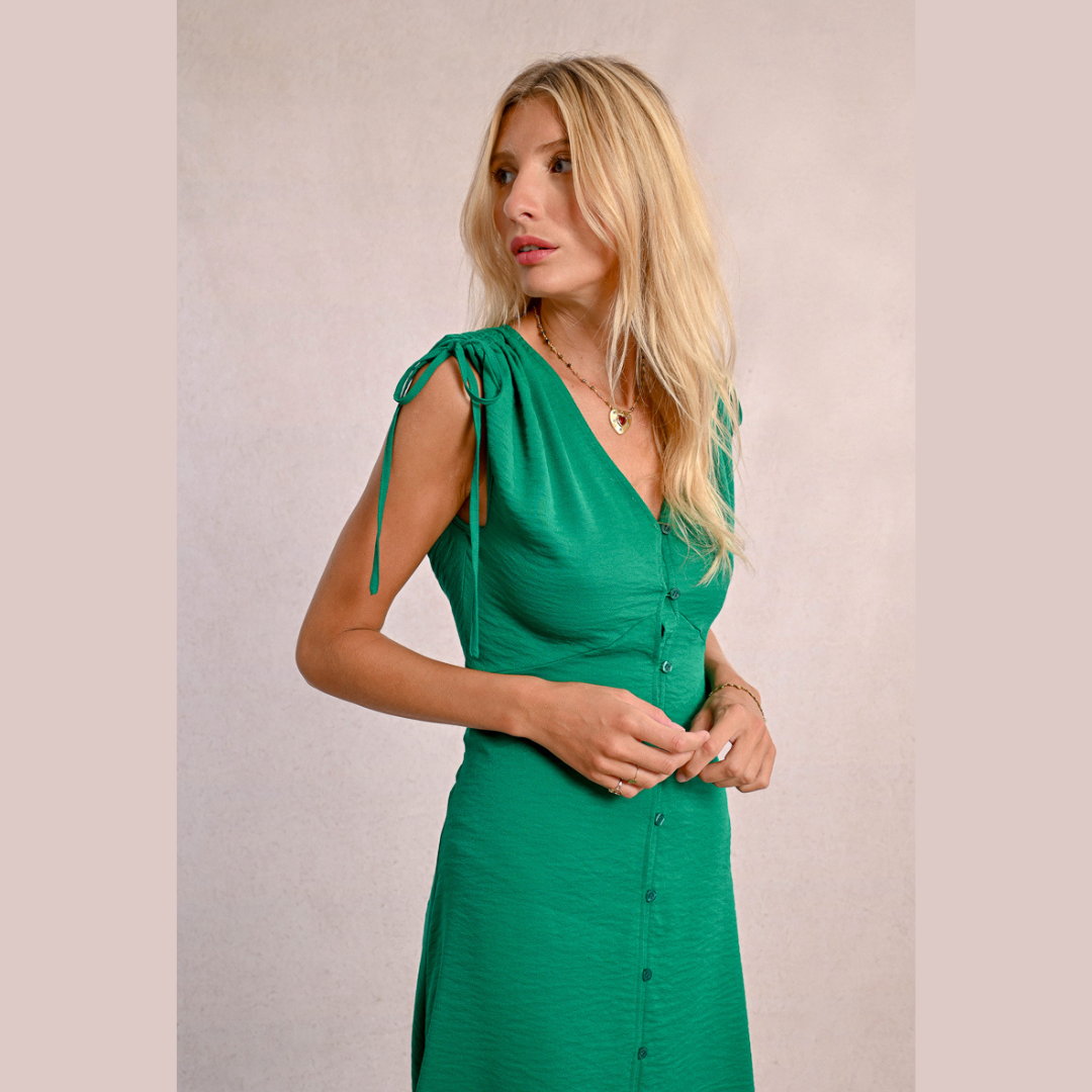 The Emerald Spring Dress