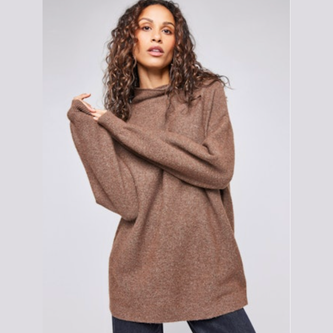 The Jones Mock Neck Pullover Sweater