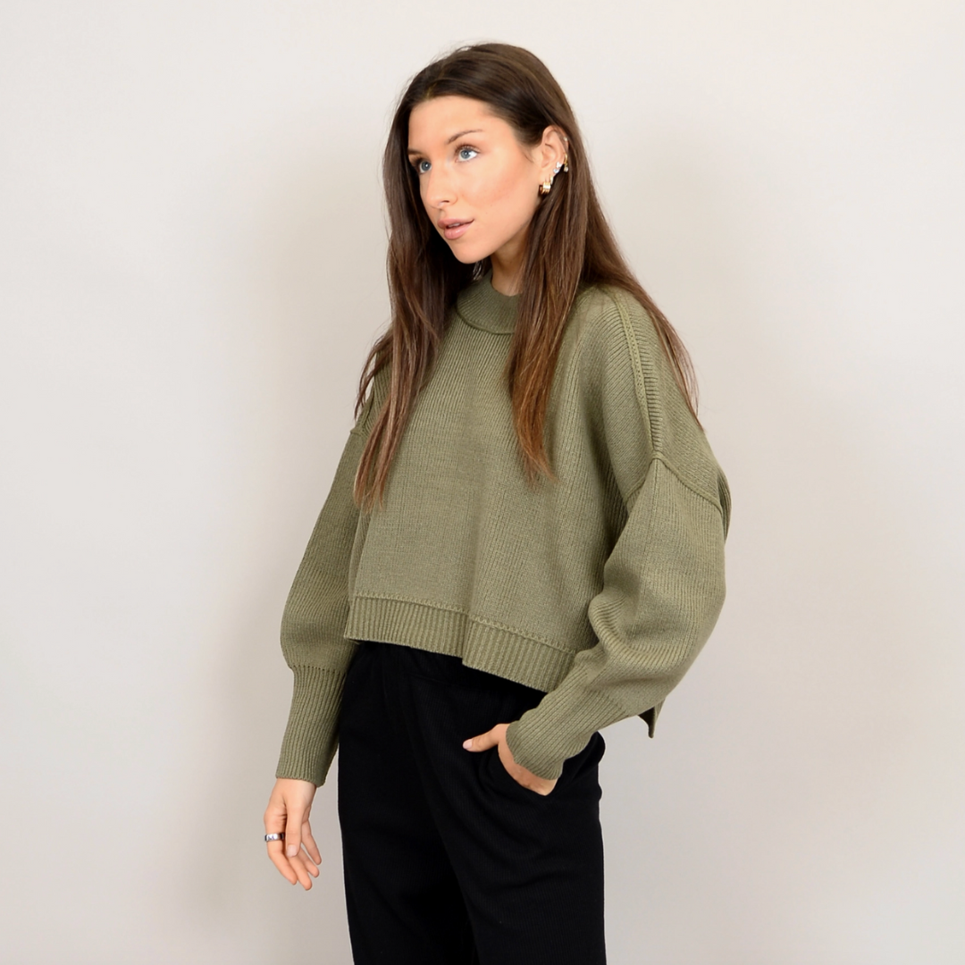 Sumire Long Sleeve Crewneck Pullover