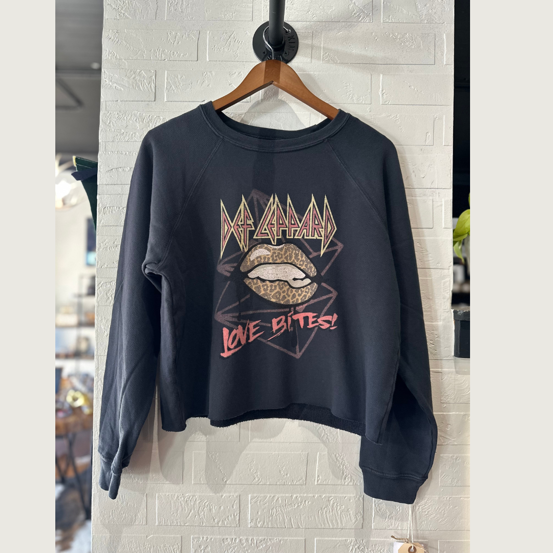 Def Leppard Love Bites Black Label Sweatshirt