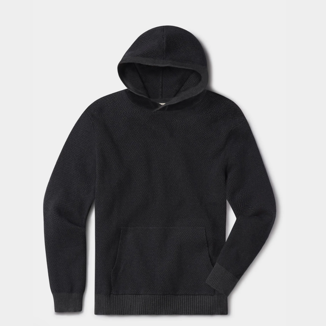 Men's Herringbone Knit Hoodie