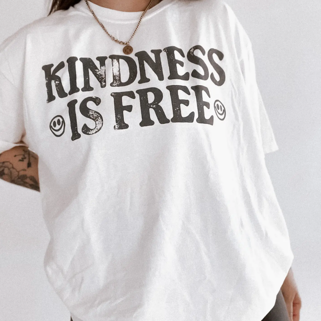 Kindness is Free Retro Graphic Tee