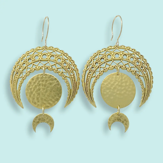 Moon Phase Earrings